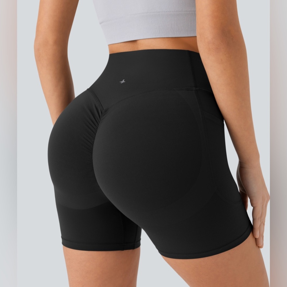 NEW HALARA UltraSculpt High Waisted Scrunch Butt Lifting Tummy Control SidePocke